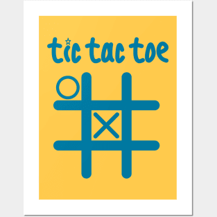 Tic tac toe Posters and Art